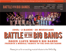 Tablet Screenshot of battleofthebigbands.com